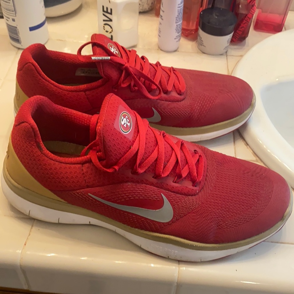 Worn about 8-10 times one season. Still very new looking. Sold out online